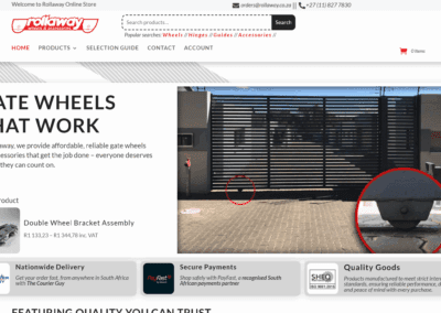 eCommerce Overhaul for Rollaway Gate Wheels – Built for Conversion