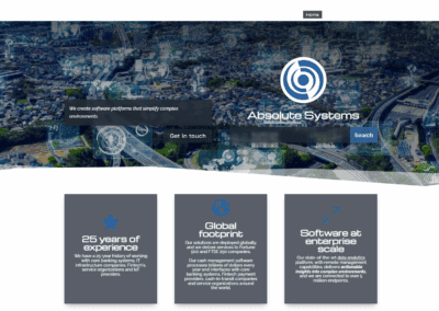 Enterprise Software Website for Absolute Systems – Built to Impress